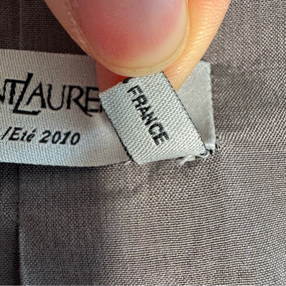 YSL Cropped Blazer Spring Summer 2010 - Picture 6 of 10